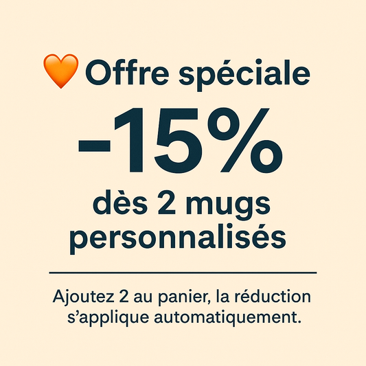Mug Personnalisé avec Votre Photo – Design Unique par IA